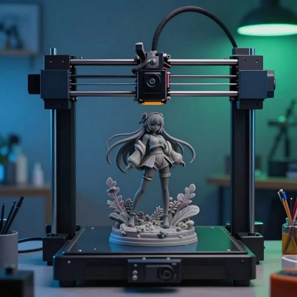 Impression 3D d'une figurine Manga