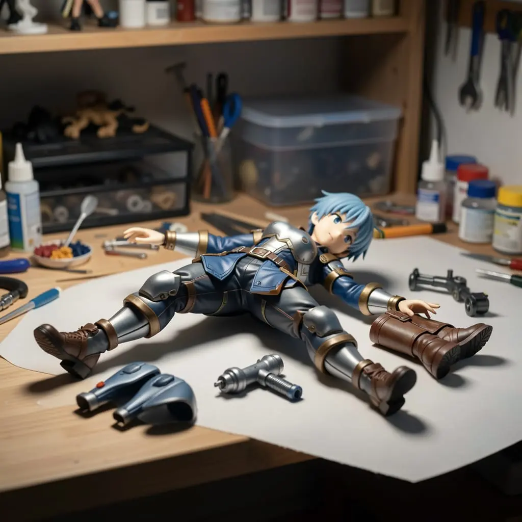Impression d'une grande figurine Garage Kit en résine