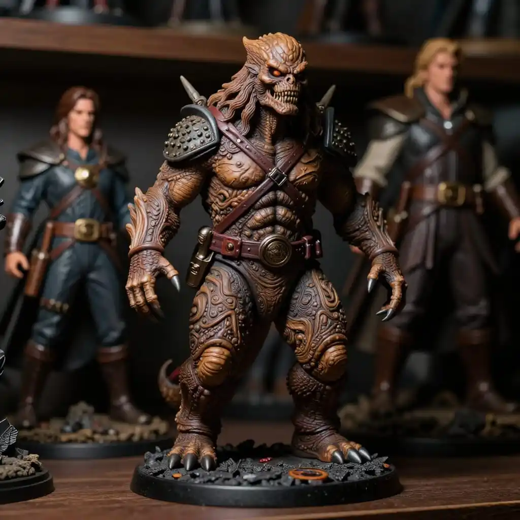 Figurines inspirées du cinéma fantastique et des monstres