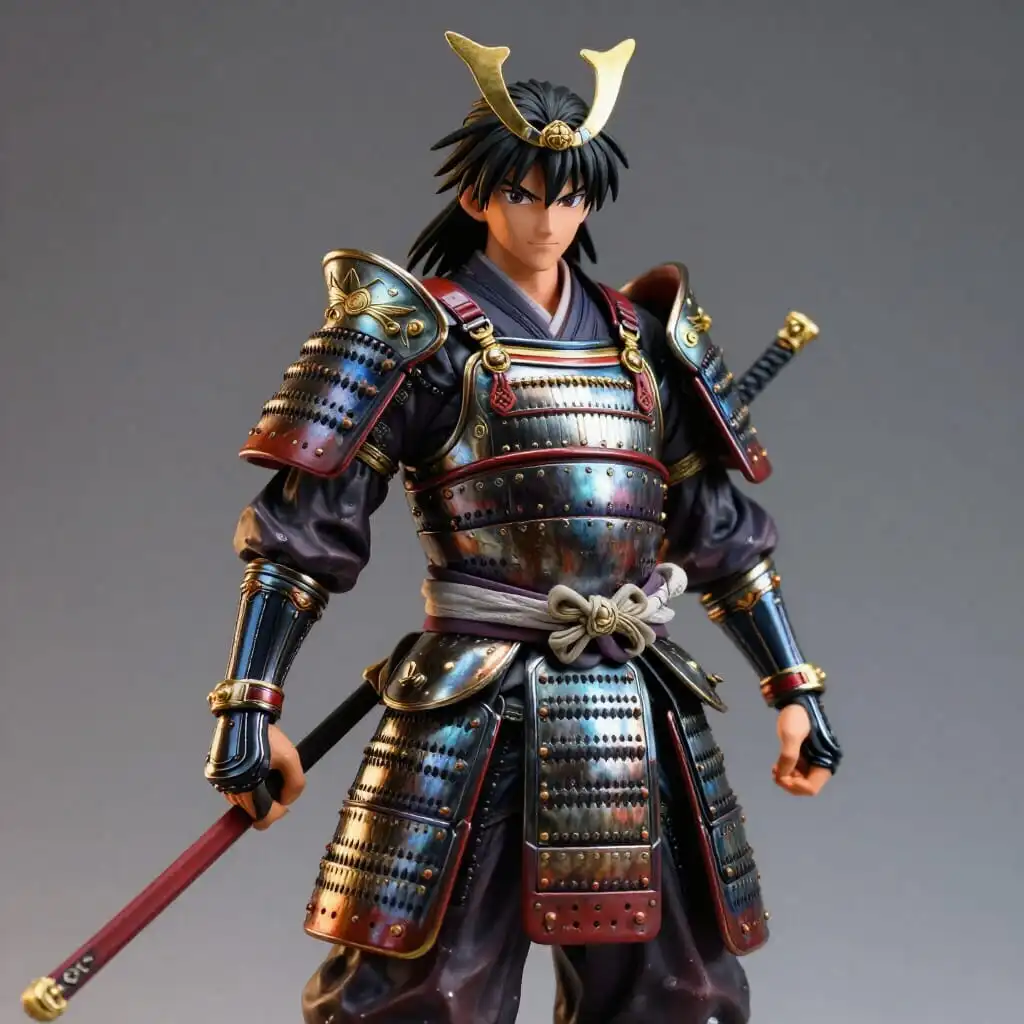 Technique Non-Metallic Metal sur une figurine